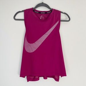 Magenta Nike Dri-Fit Tank Top